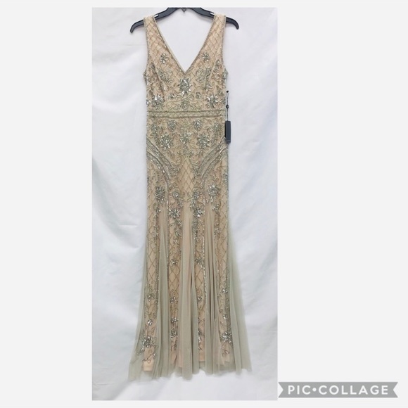 Adrianna-Papell Prom, Mother of Bride/ Groom Gown - Picture 6 of 10